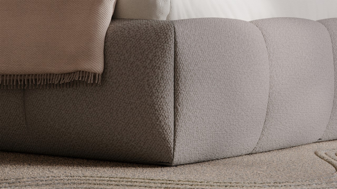 Bed Dune - Warm wool grey