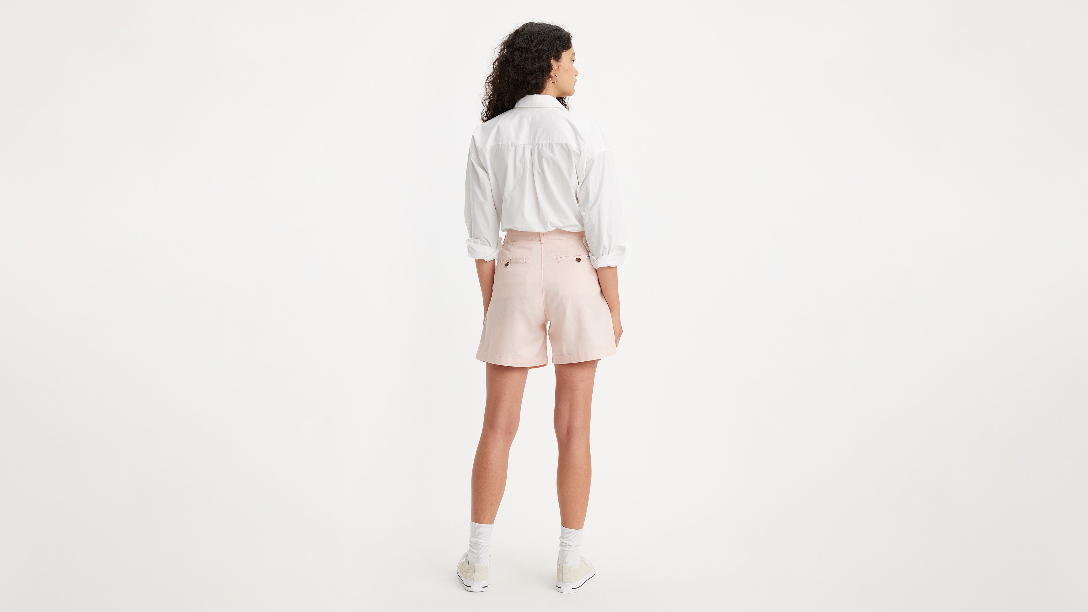 Short ville à pinces - Mauve Chalk - Rose