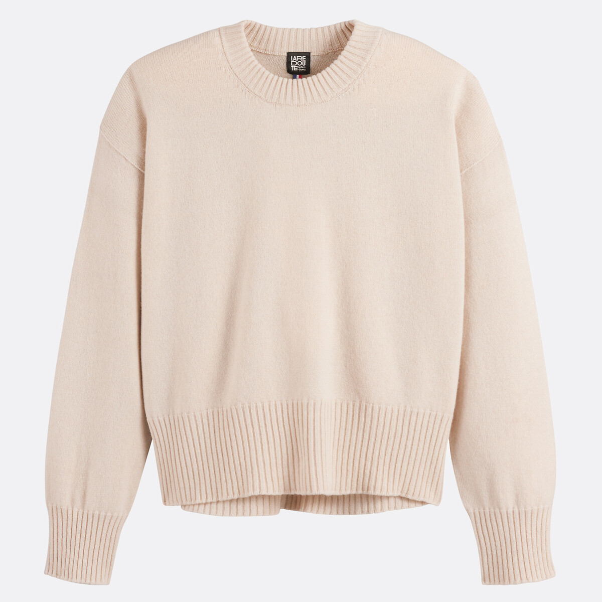 COLEÇÕES LA REDOUTE<br>Trui em lã e cashmere, fabricado na França