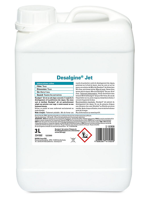 Traitement pour piscine Desalgine Jet Bayrol 3L