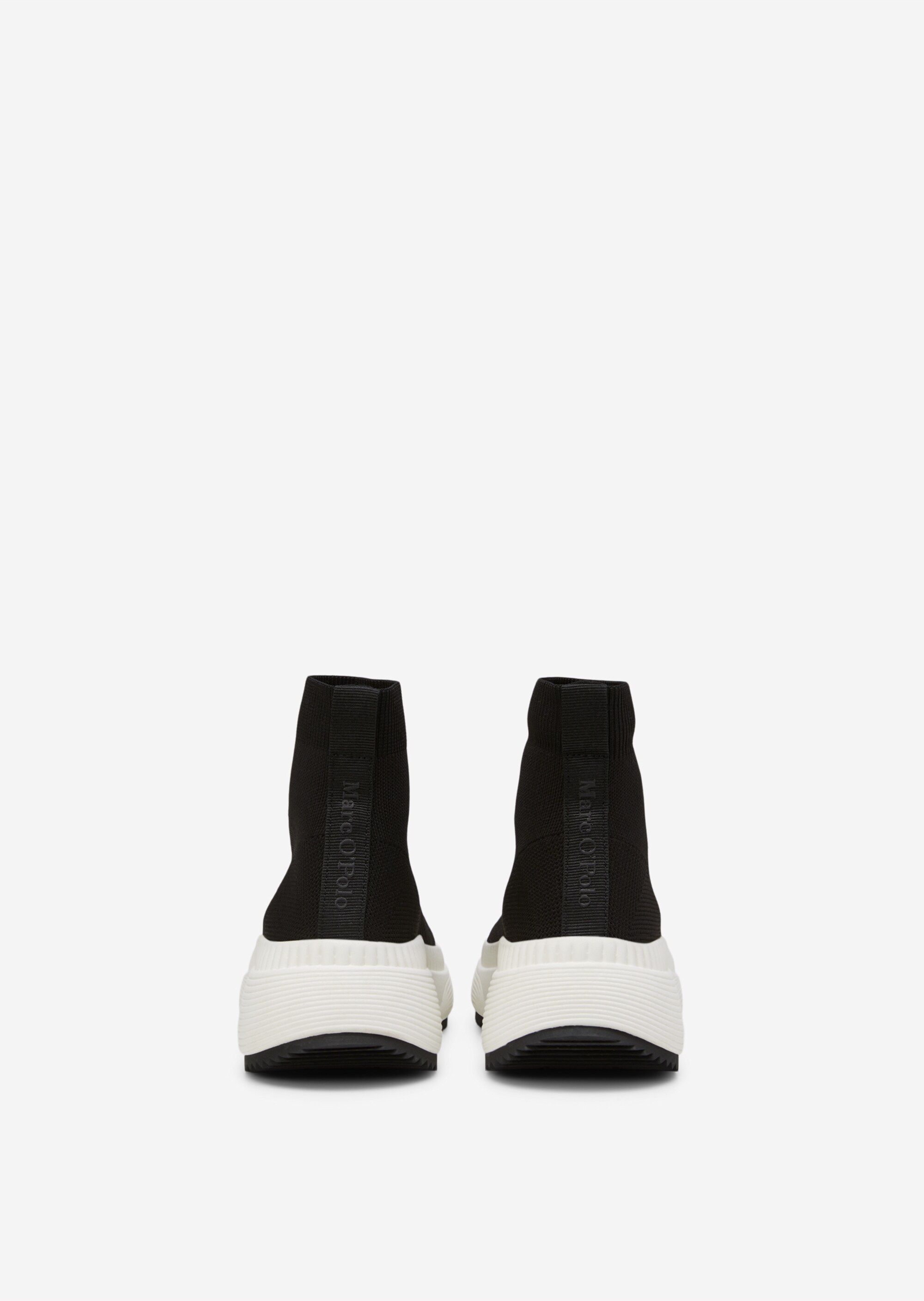 Stiefel im Strick-Design mit leichter EVA-Laufsohle