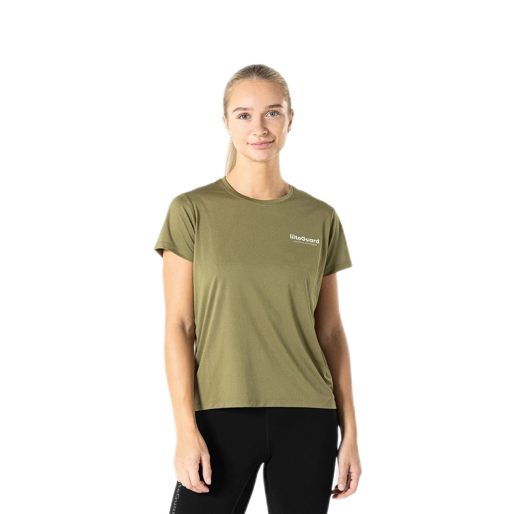 liiteguard ground tech loebe t shirt dame 1140 lg1057 dusty green