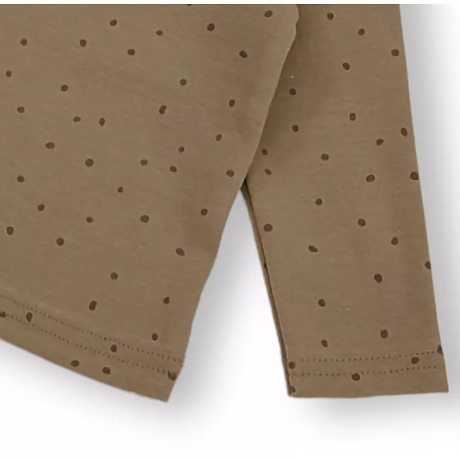 LITTLE Shirt Dream Big dots khaki
