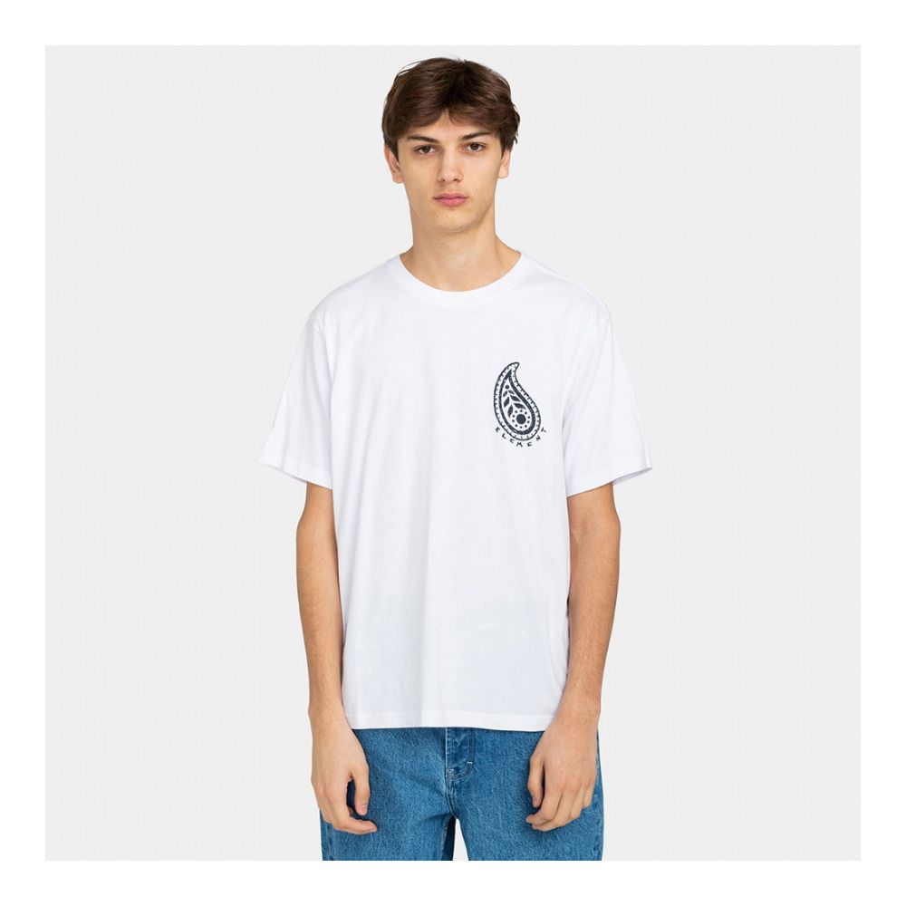 Element PAISLEY - Tee-shirt Homme optic white