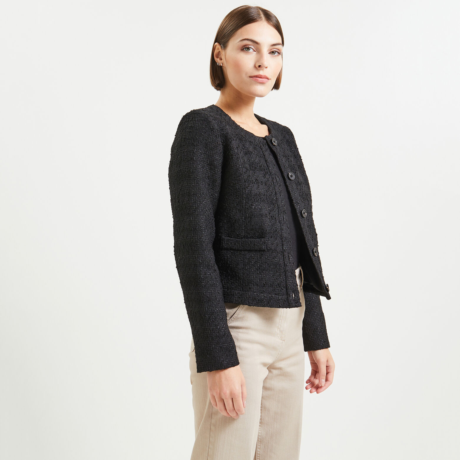 Veste en tweed femme