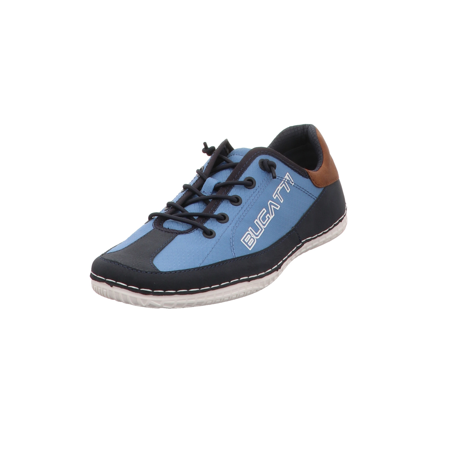 Bugatti Schnürhalbschuh blau
