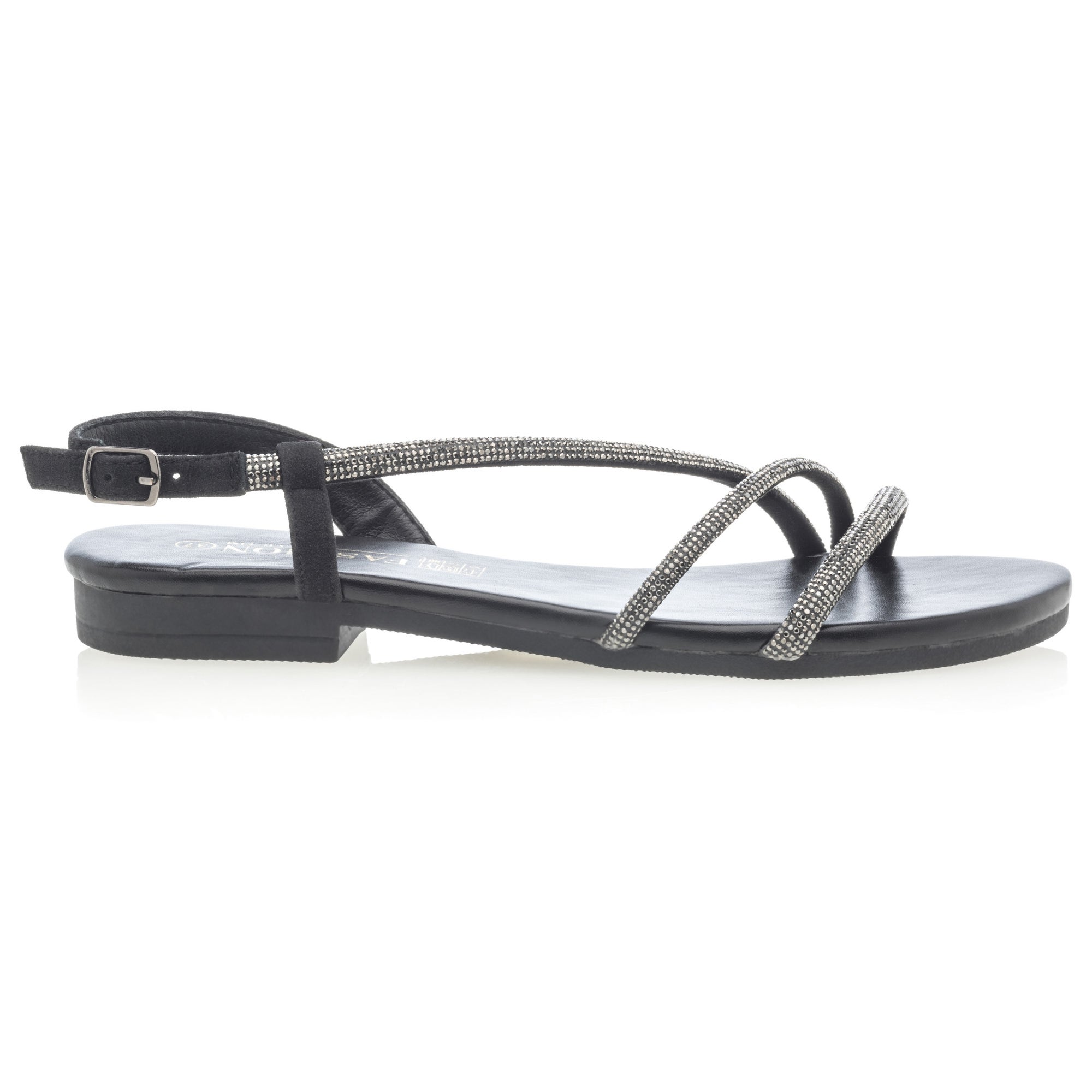 Nu-pieds Femme noir