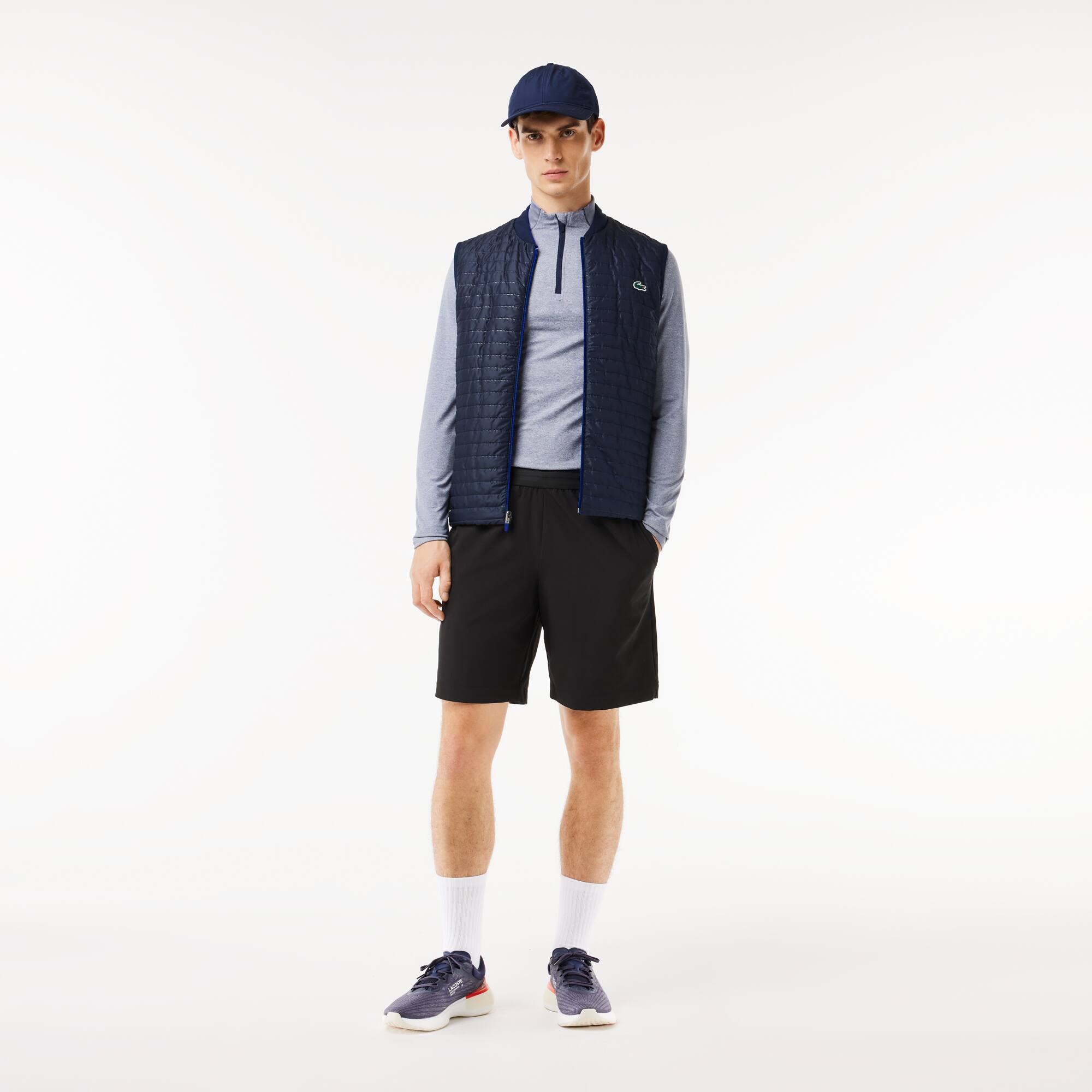 Veste sans manche homme Lacoste SPORT rembourrée et réversible Manteaux & Vestes - Bleu - Lacoste - Homme