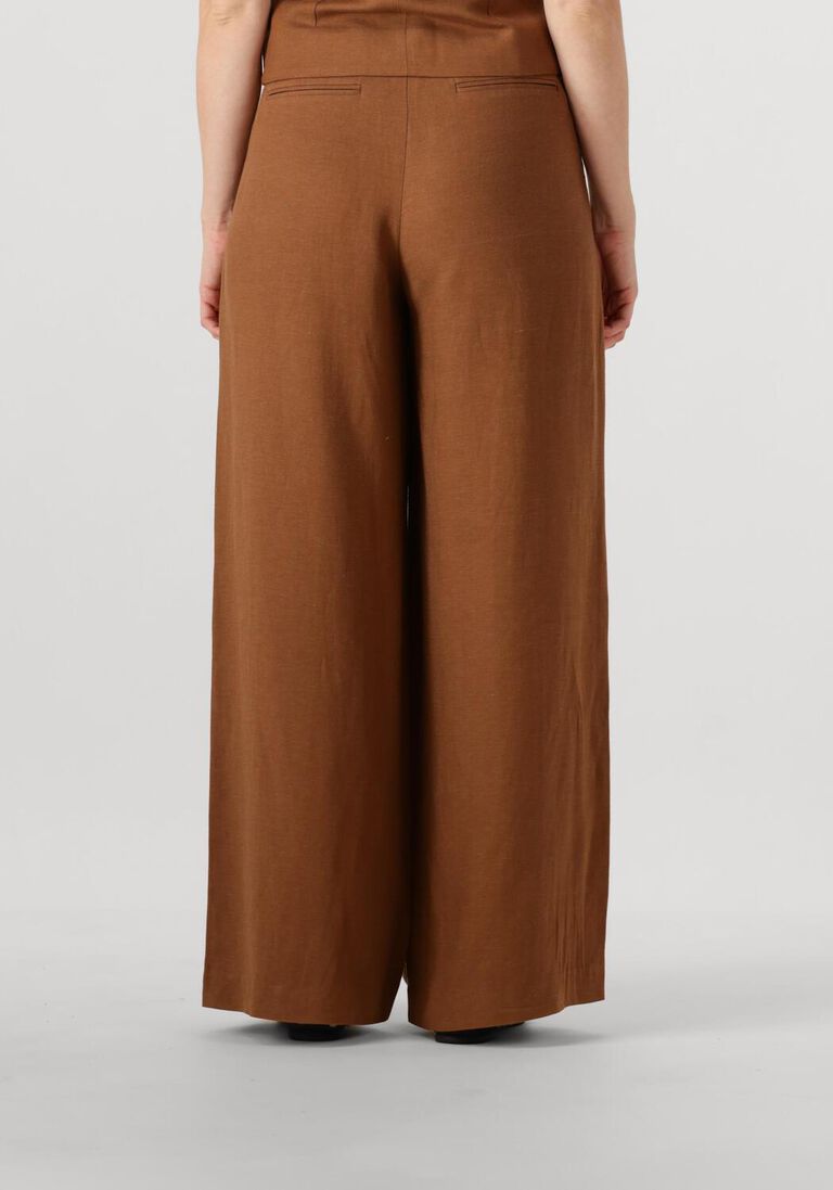 bruine herskind broeken lotus pants