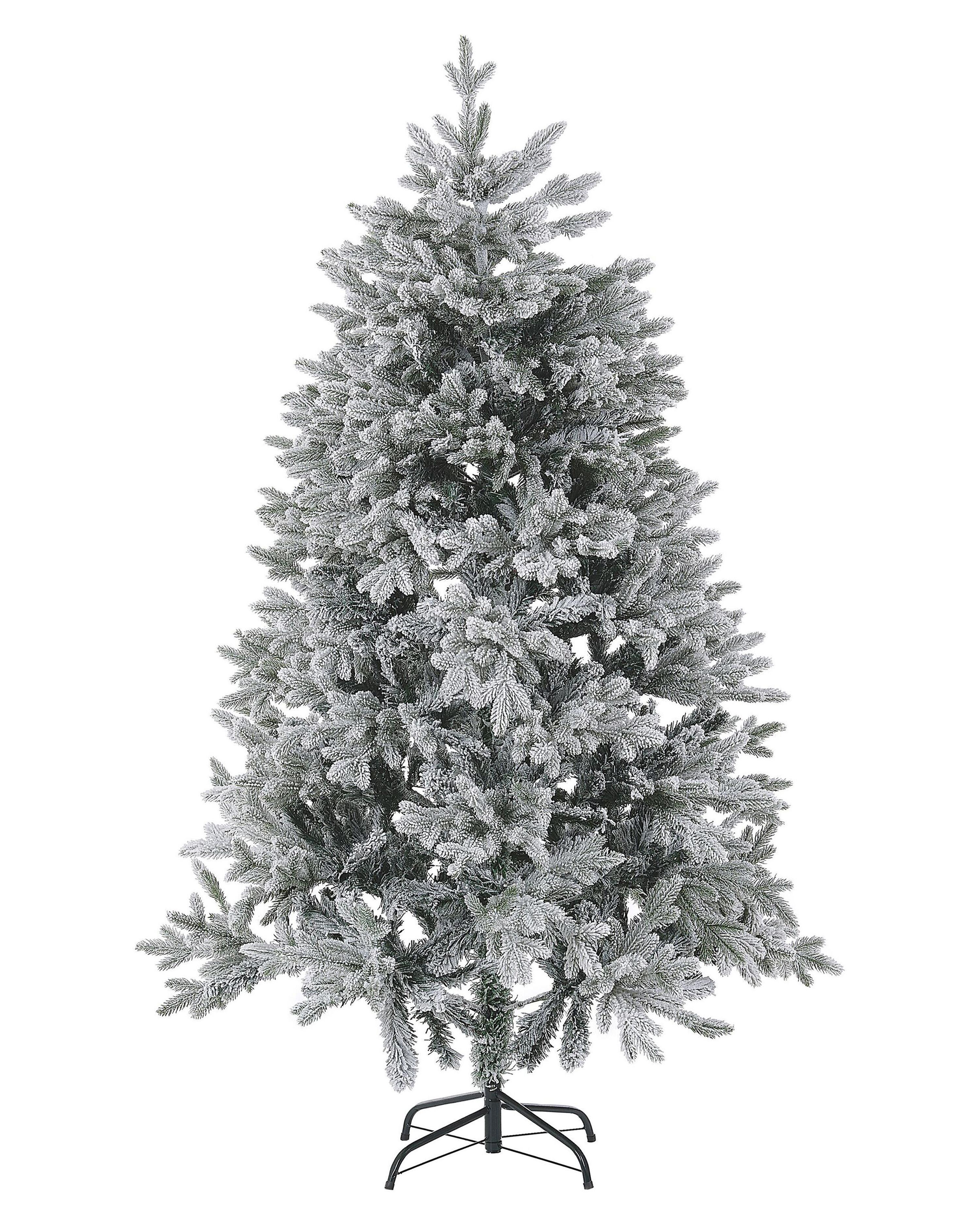 Besneeuwde kunstkerstboom FORAKER 180 cm Wit