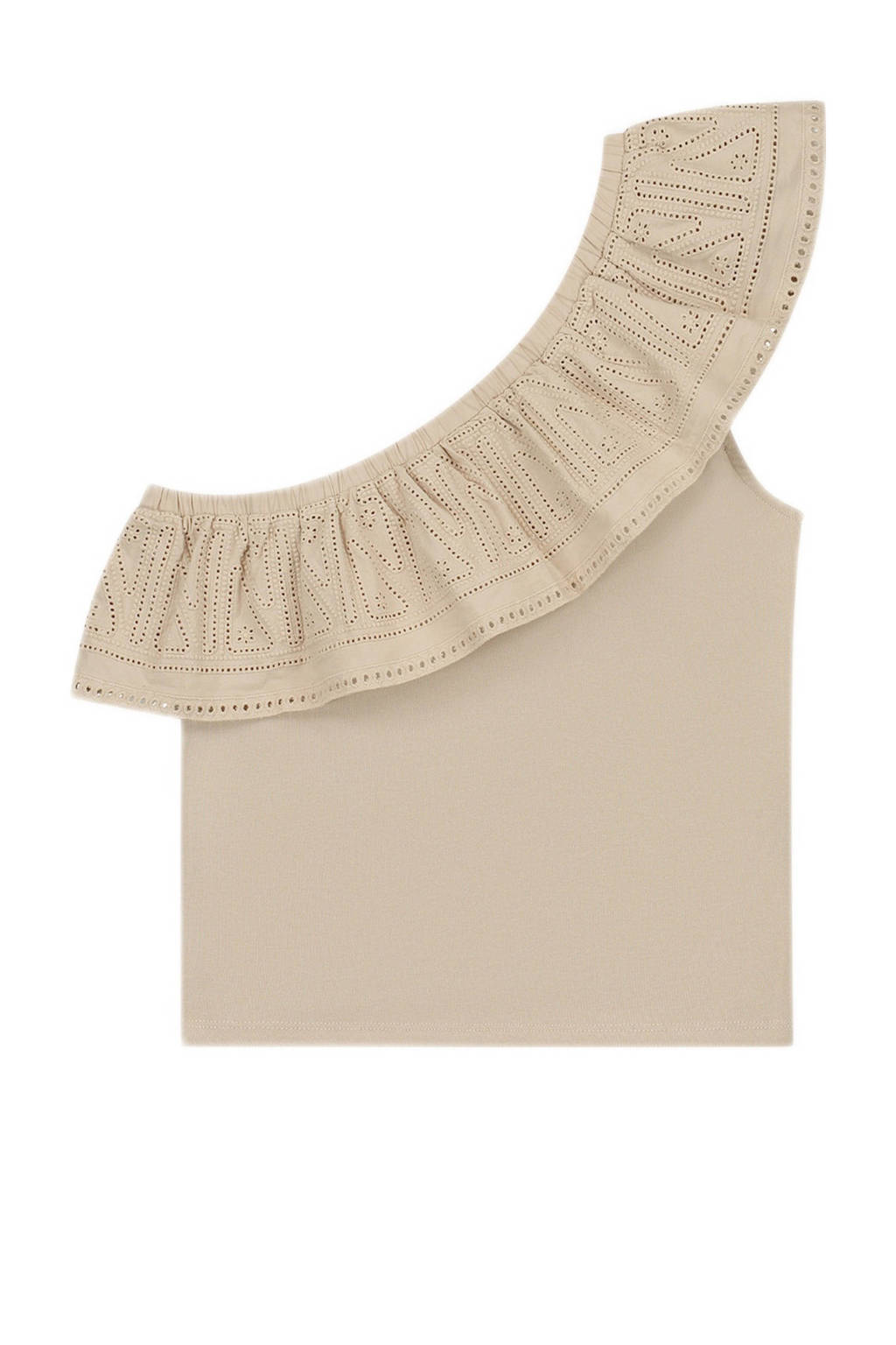 NIK&NIK one shoulder top Shanti beige