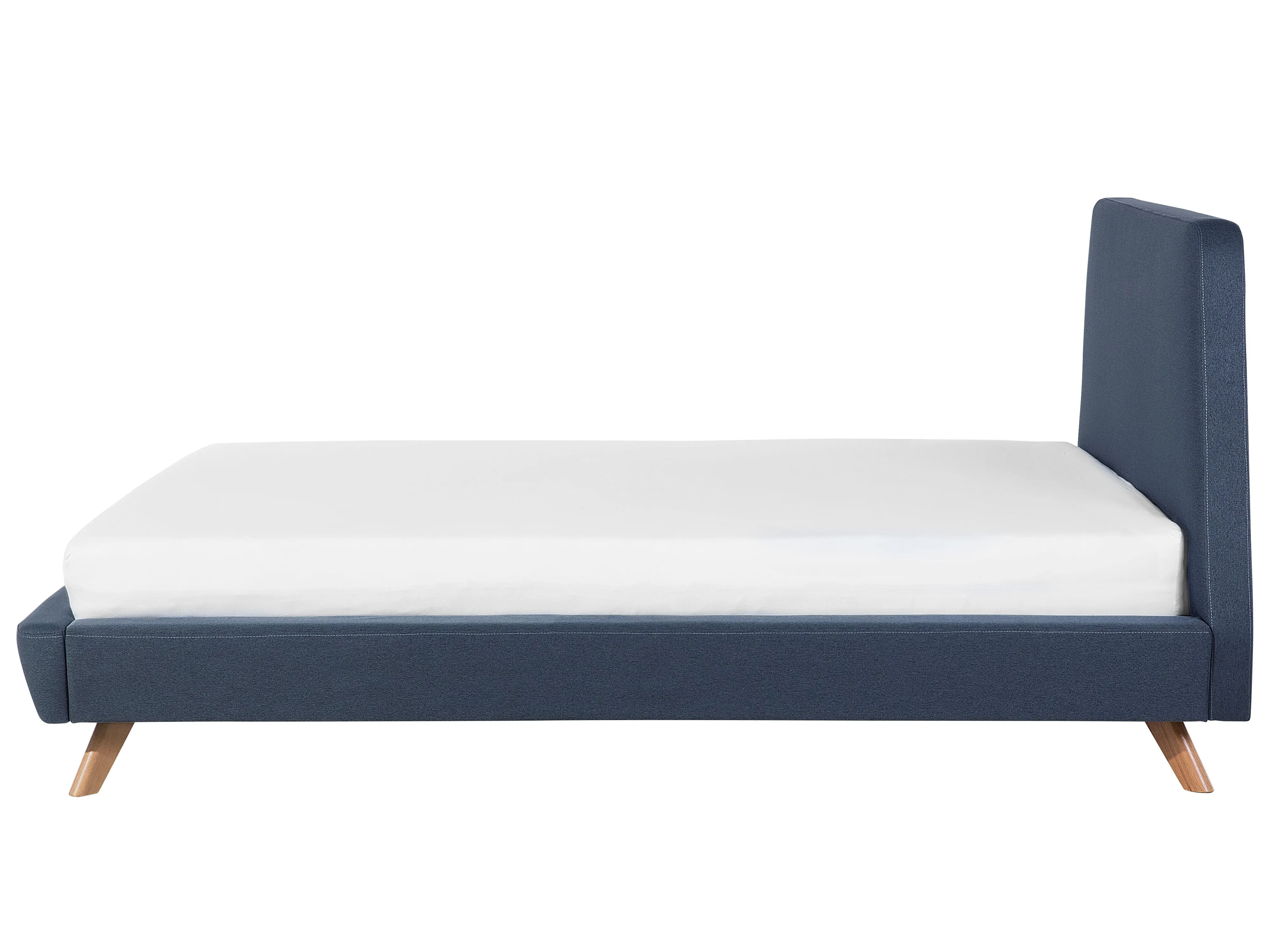 Bed Stof VIENNE 160 x 200 cm Donkerblauw