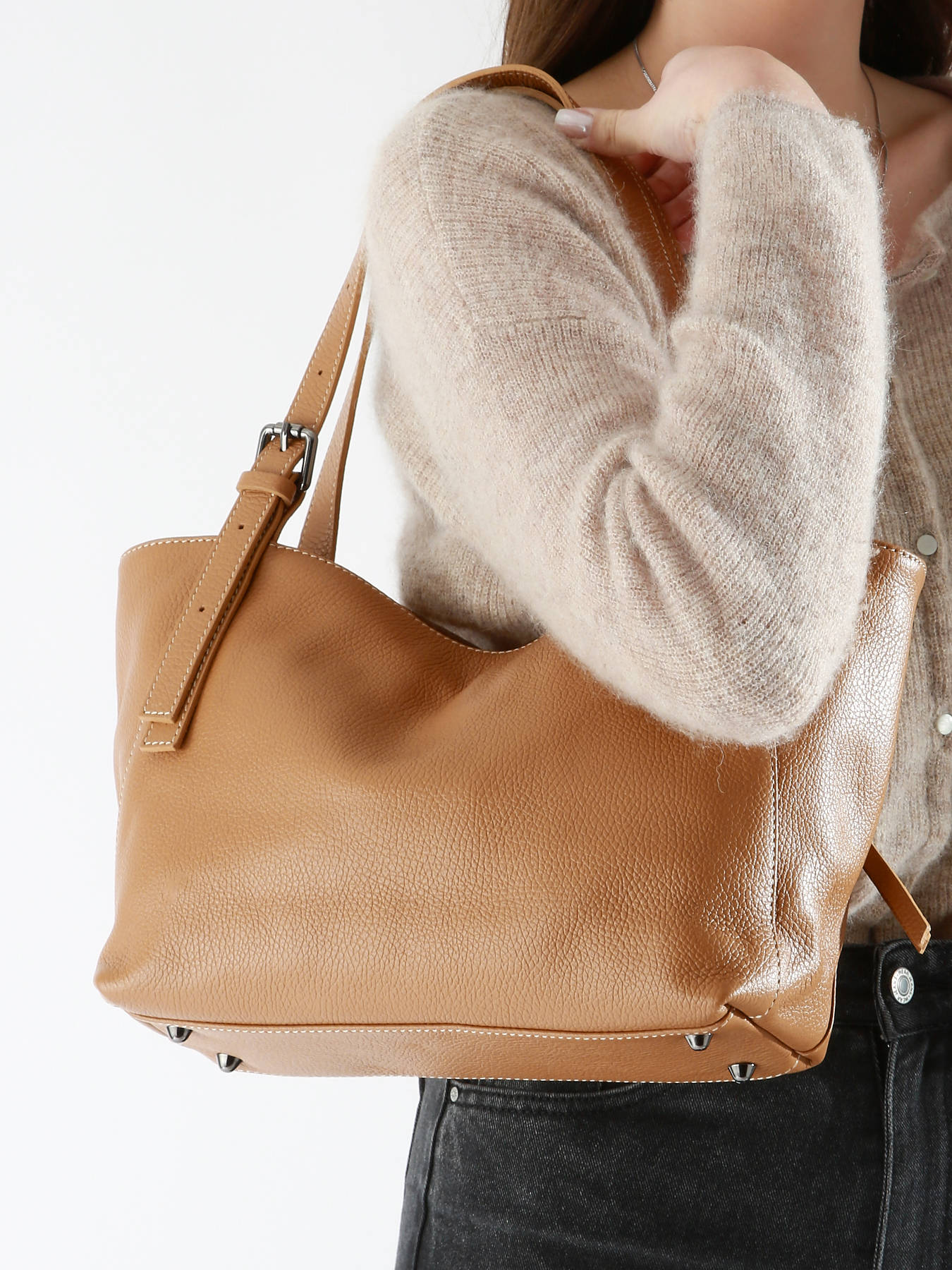sac port paule Caviar cuir MILANO