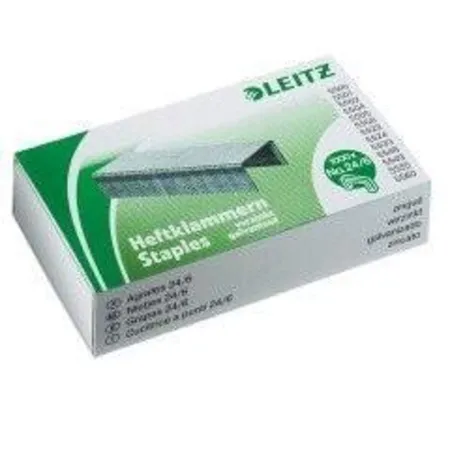 Leitz 55700000 Heftklammer, 24/6 mm, verzinkt, 1000 Stück