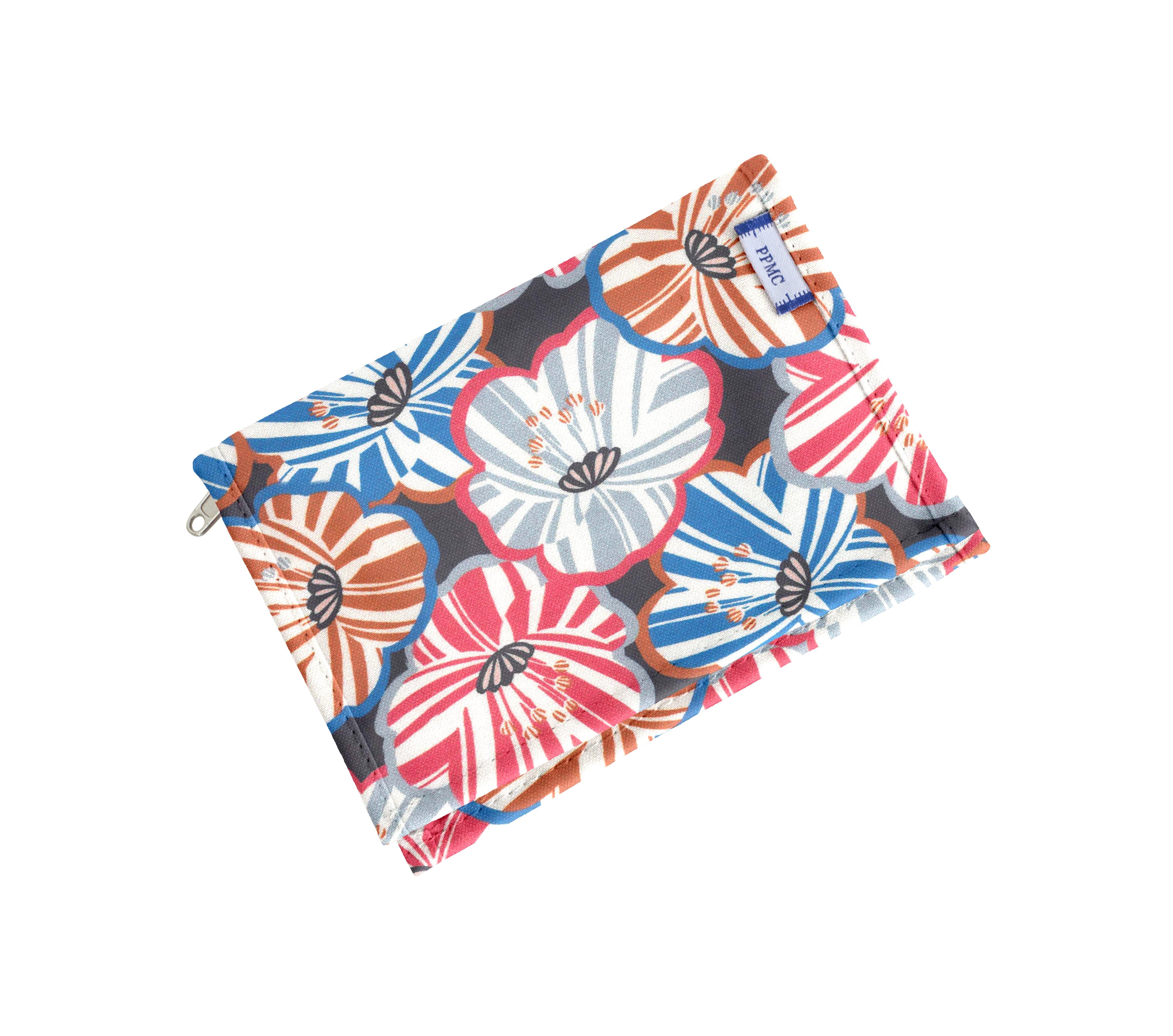 Portefeuille Compact Anémones Rayées