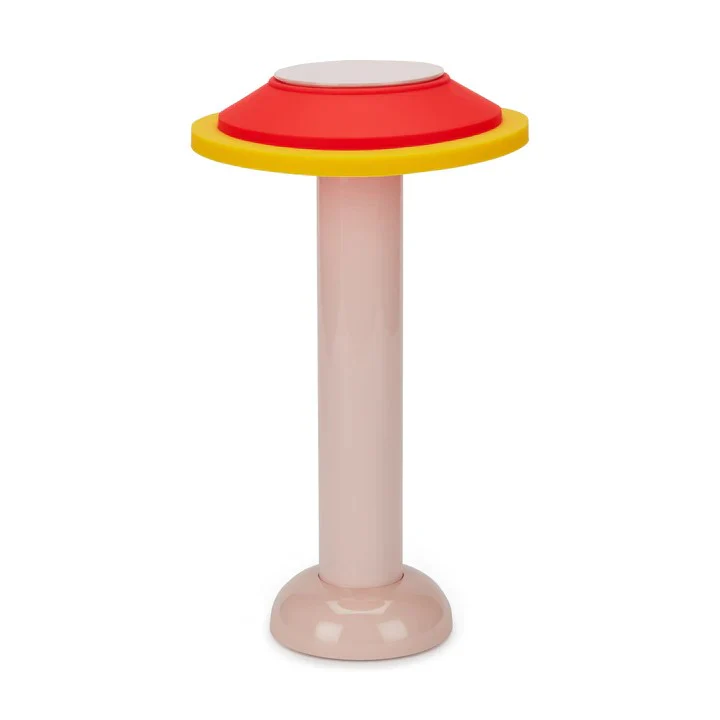 SOWDEN  PL2 Portable bordlampe - pink/rød