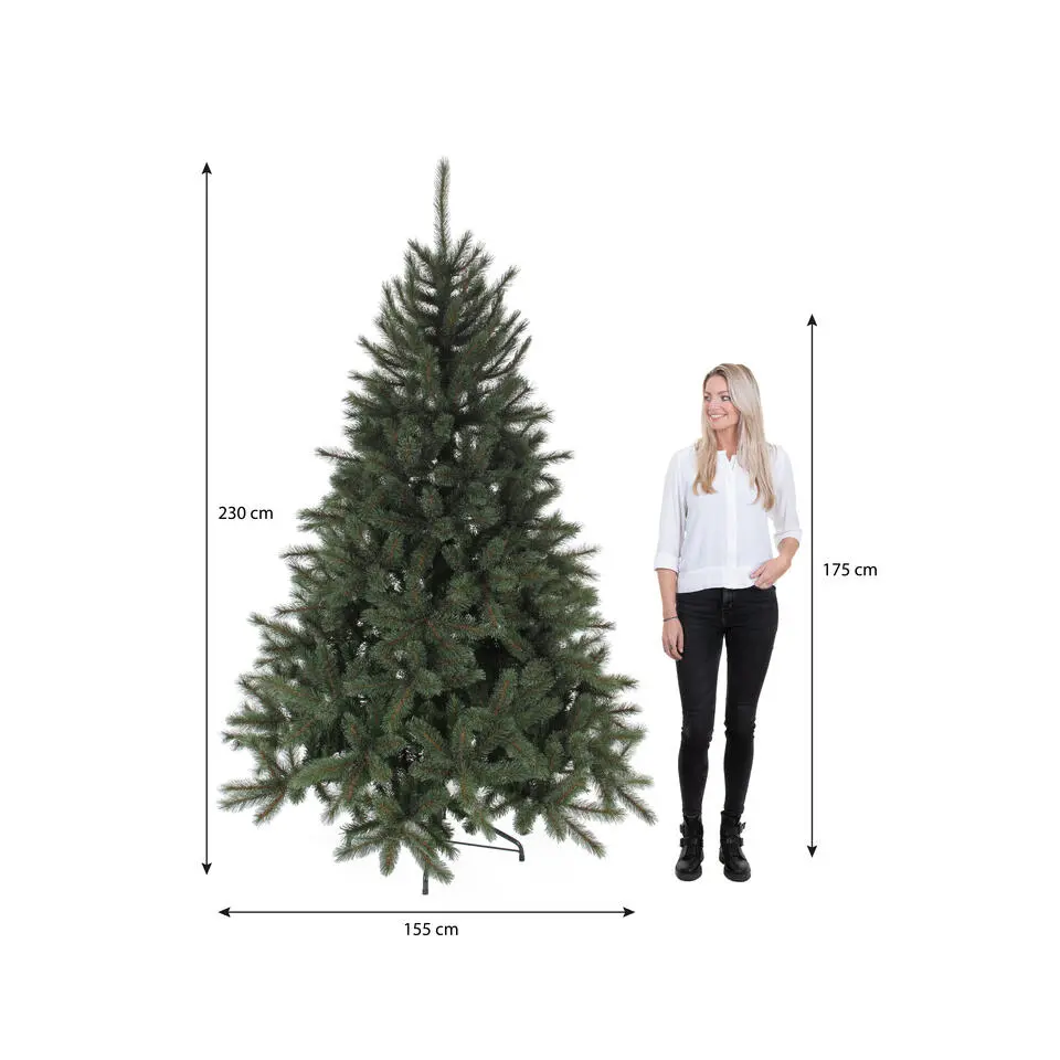 Black Box Trees Toronto Kunstkerstboom Deluxe - H230 x Ø155 cm - Groen