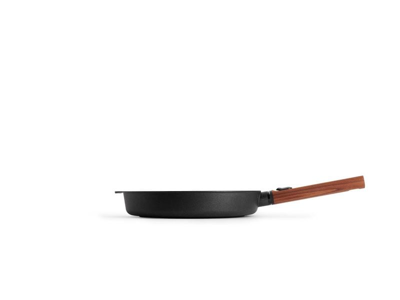 Woll Bratpfanne Eco Logic QXR 28 cm, mit abnehmbarem Griff Gusspfanne mit abnehmbarem Stiel