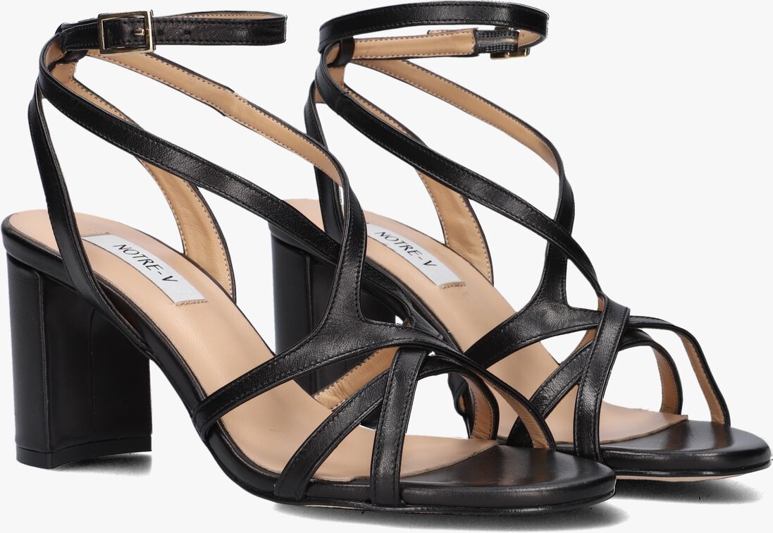 zwarte notre-v sandalen 22527