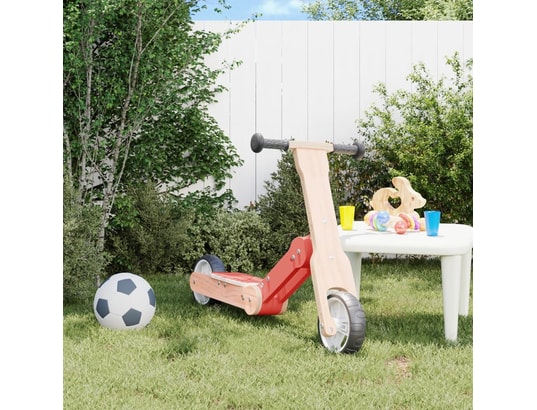 VIDAXL - Trottinette pour enfants 2-in-1 rouge