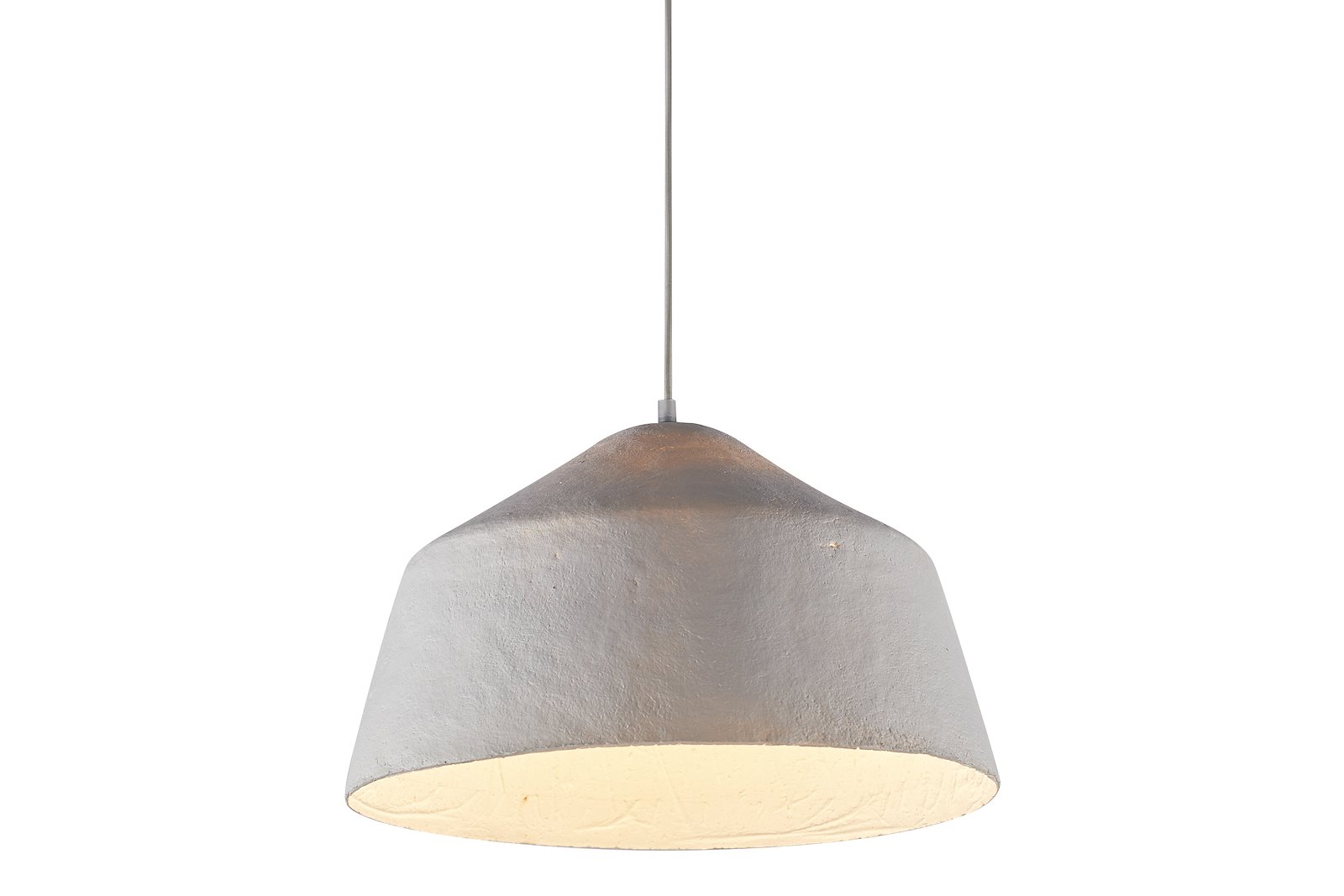 Papier taklampe Ø:41cm hvit papir E27
