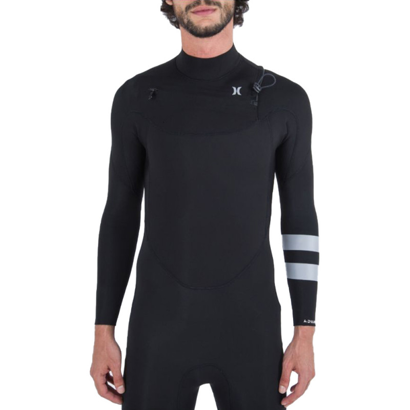 COMBINAISON HURLEY ADVANT 2/2 FRONTZIP NOIR