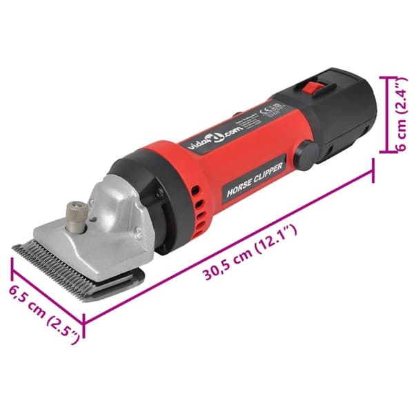 vidaXL Klippesett for hest 6 deler 350 W