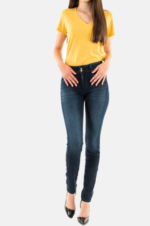 Jeans Le Temps Des Cerises pulphigh 3286 blue / black