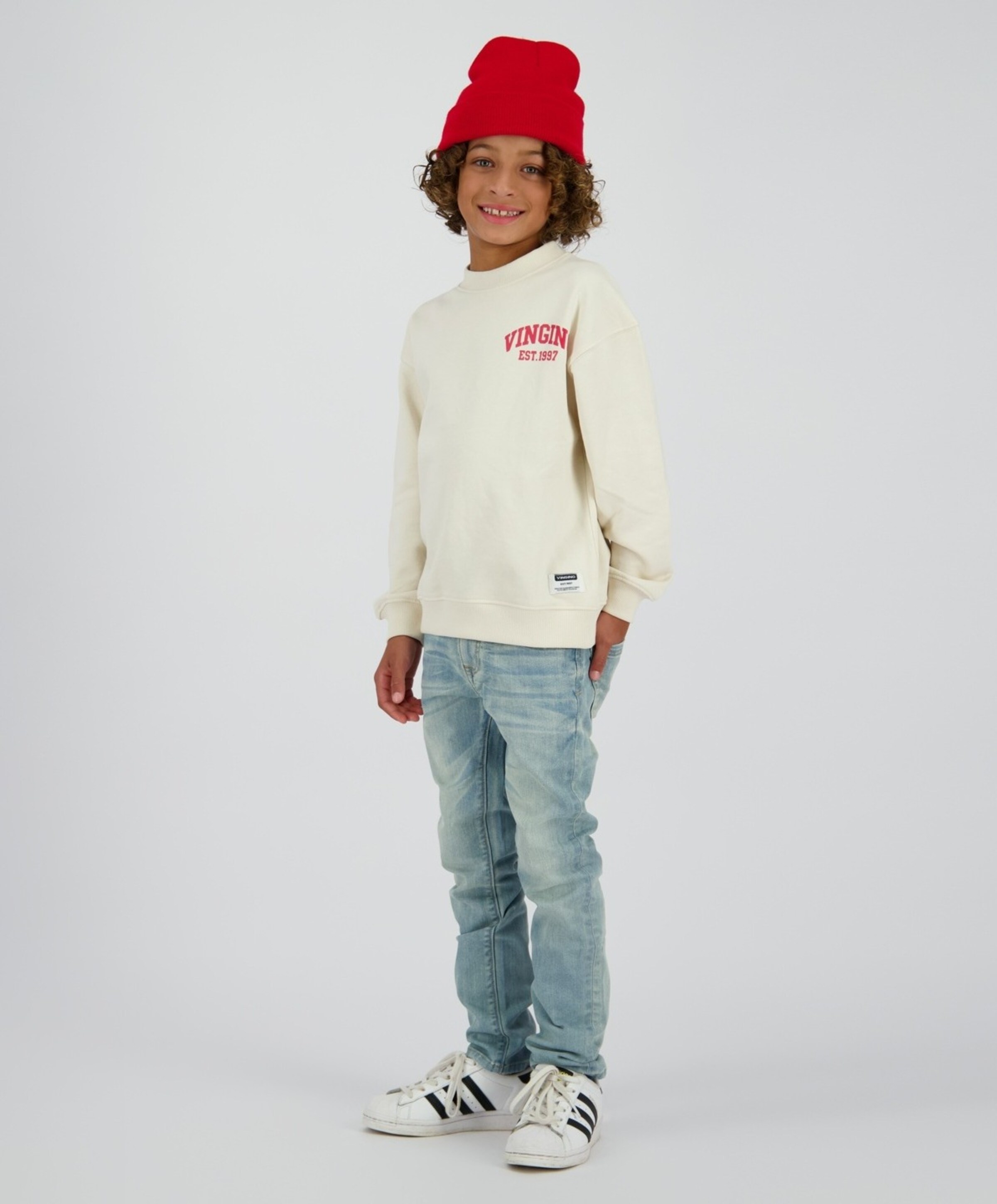 Vingino Diego icon lange broek blauw
