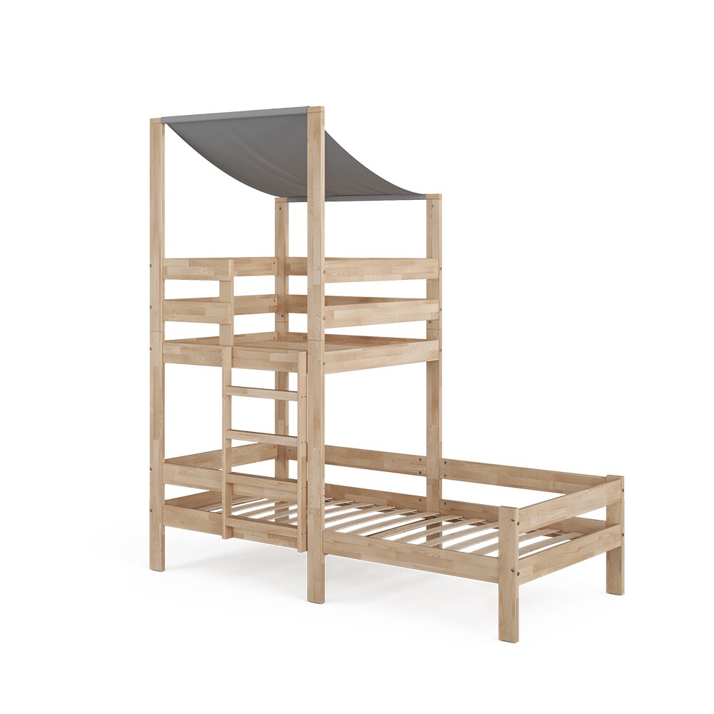 VitaliSpa Kinderbett Tom 90x200cm Spielturm Bett Spielbett Jugendbett Hausbett