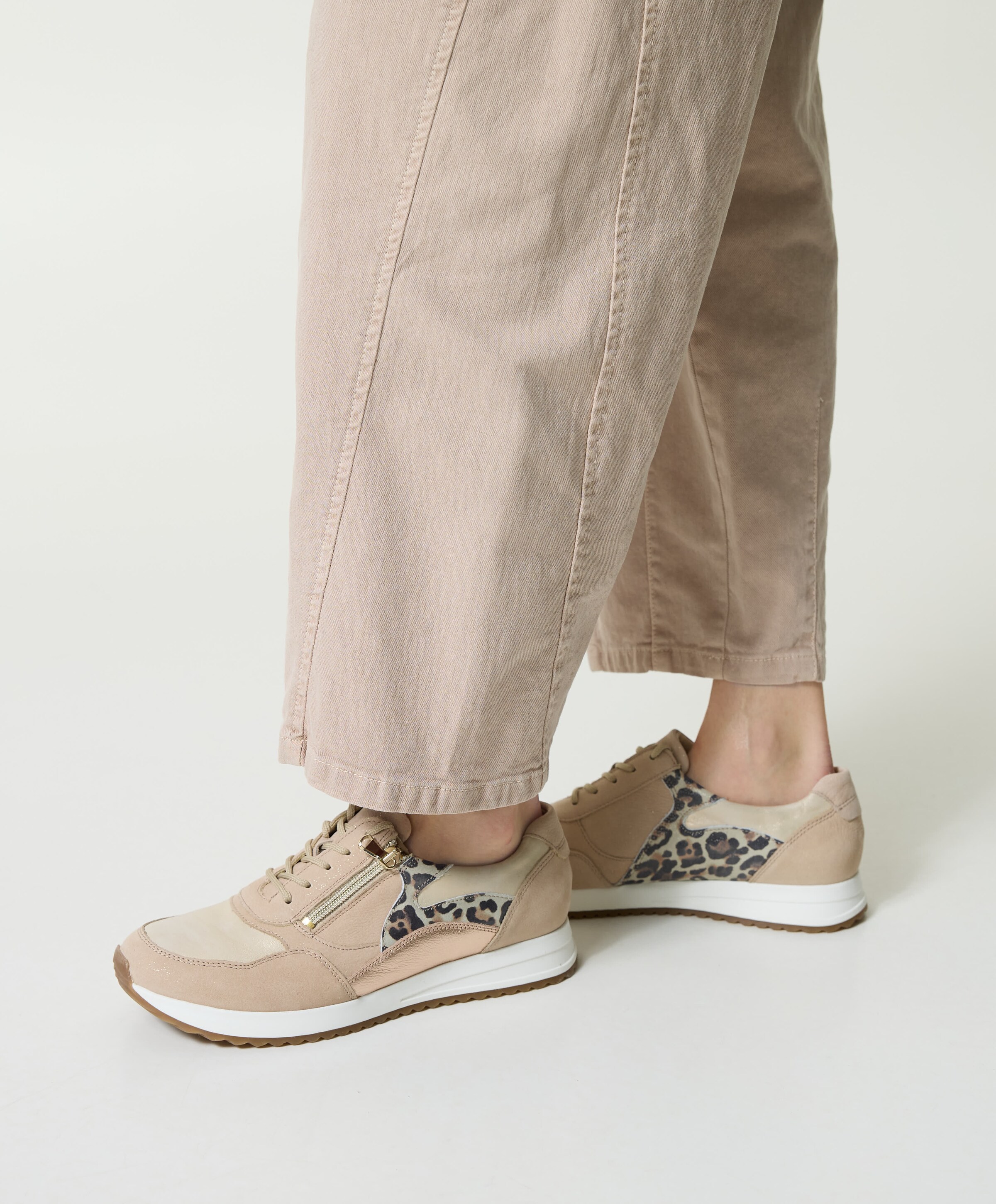 Waldlaufer Vicky dames sneakers beige