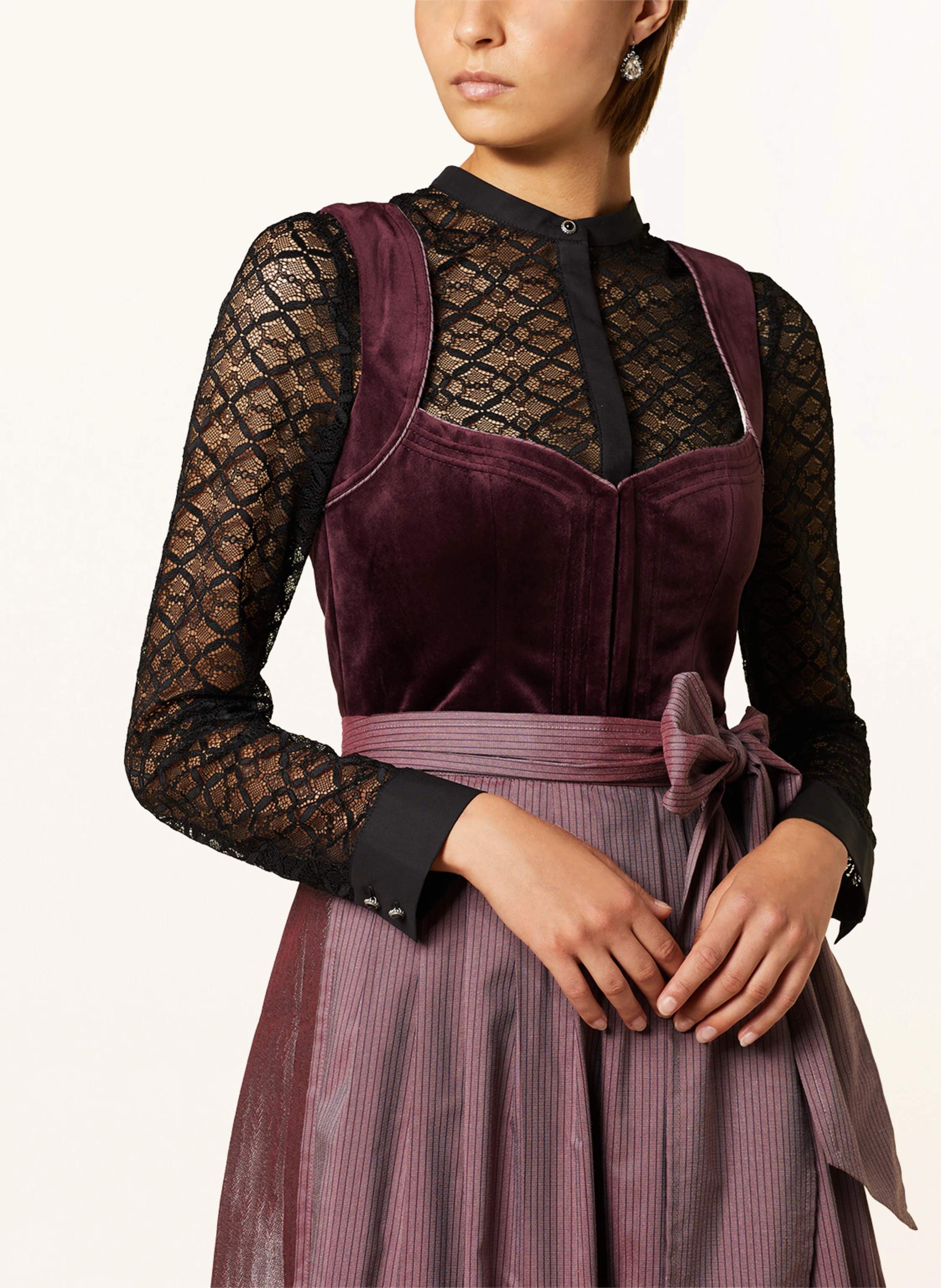 WALDORFF Dirndlbluse aus Spitze