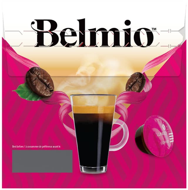 Belmio Lungo Fortissimo kaffekapsler til Dolce Gusto (16 stk.)