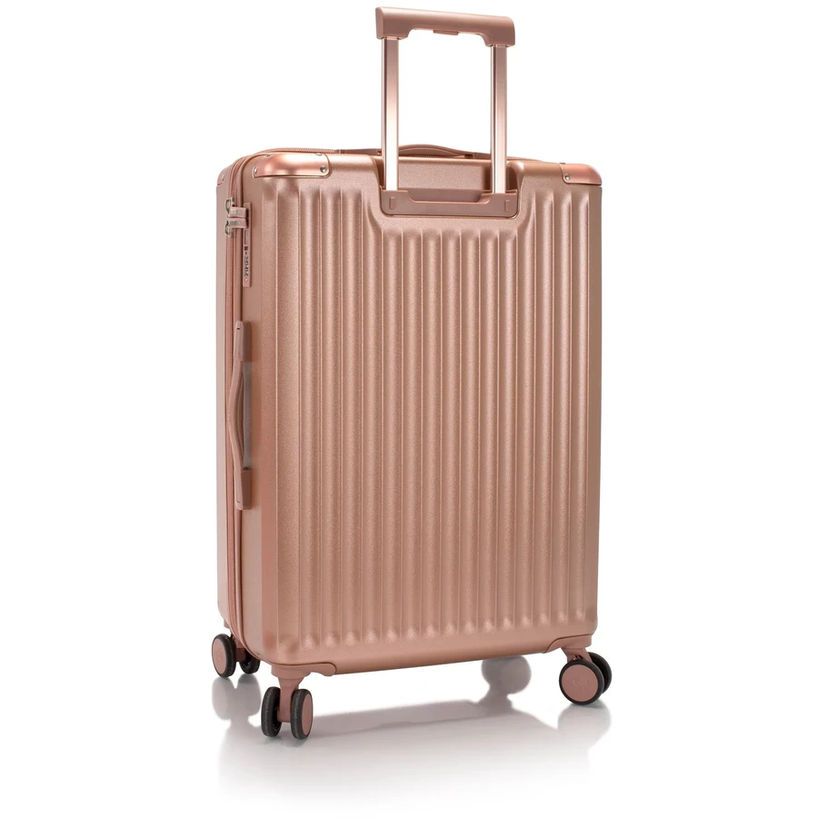Heys Luxe - 4-Rollen-Trolley M 66 cm erw. rose gold