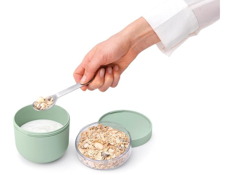 Brabantia Yoghurtbehälter Make & Take 500 ml, Hellgrün Müslibecher