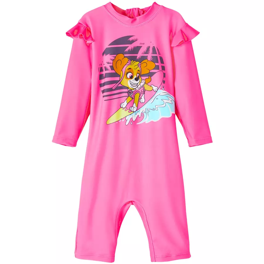name it UV Badeanzug PawPatrol Nmfmiri Knockout Pink