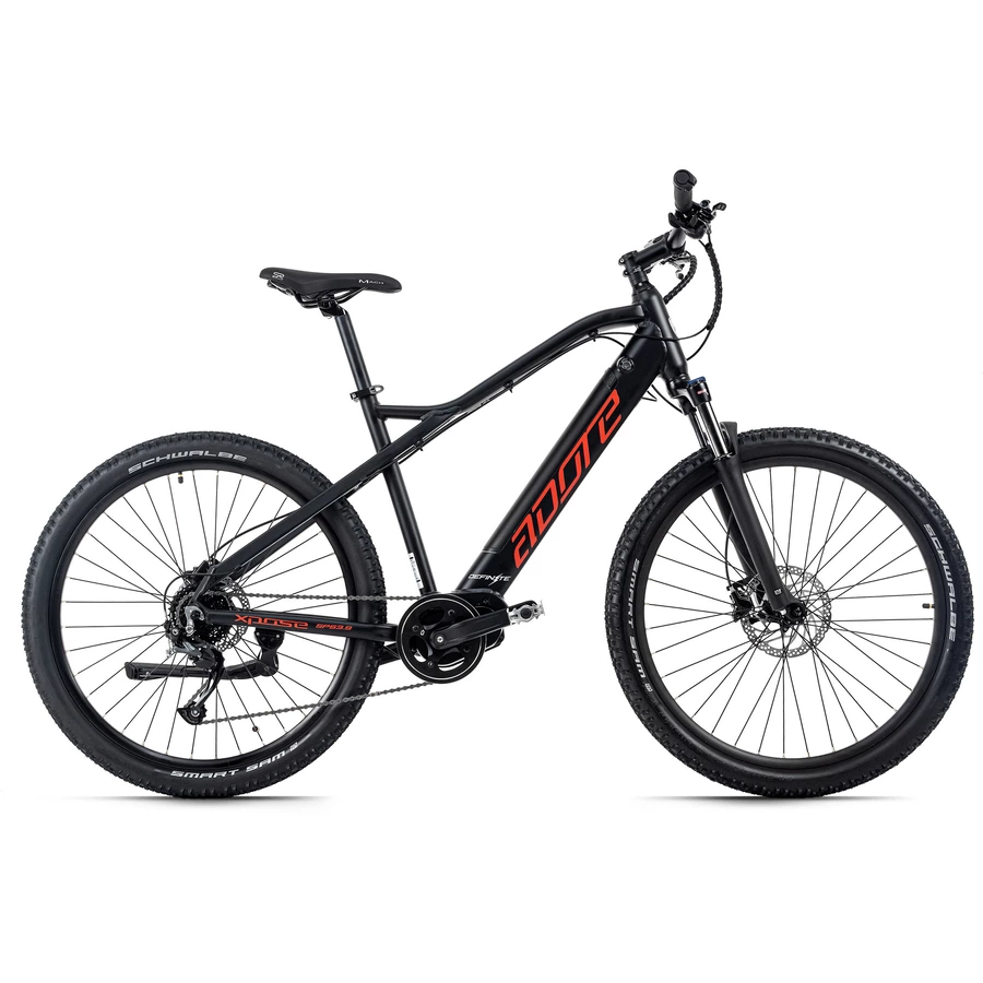 Adore E-Mountainbike Hardtail 27,5'' Adore Xpose Mittelmotor 36 V14 Ah Li-Ion-Akku schwarz