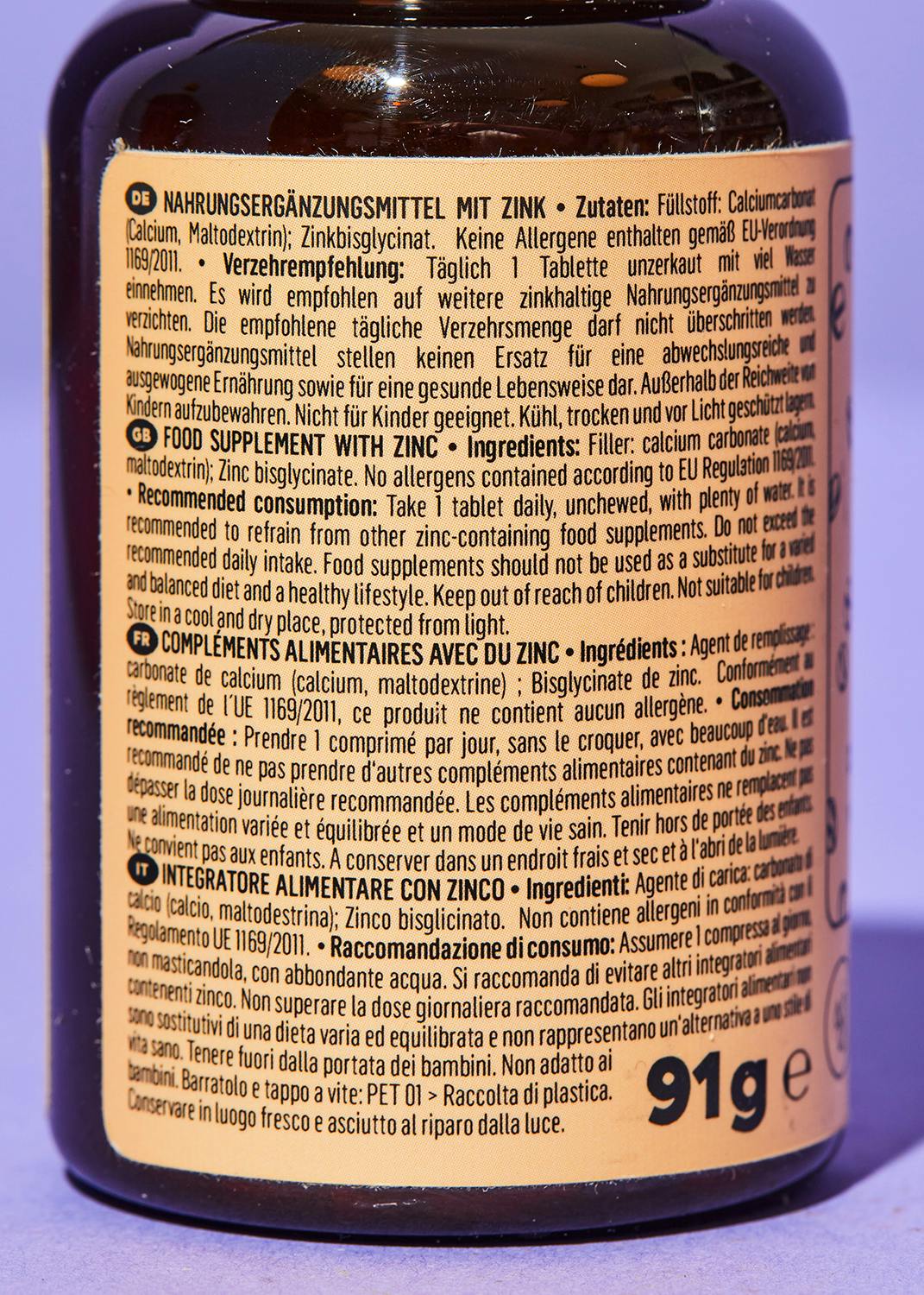 Zink Tabletten 365 Stück