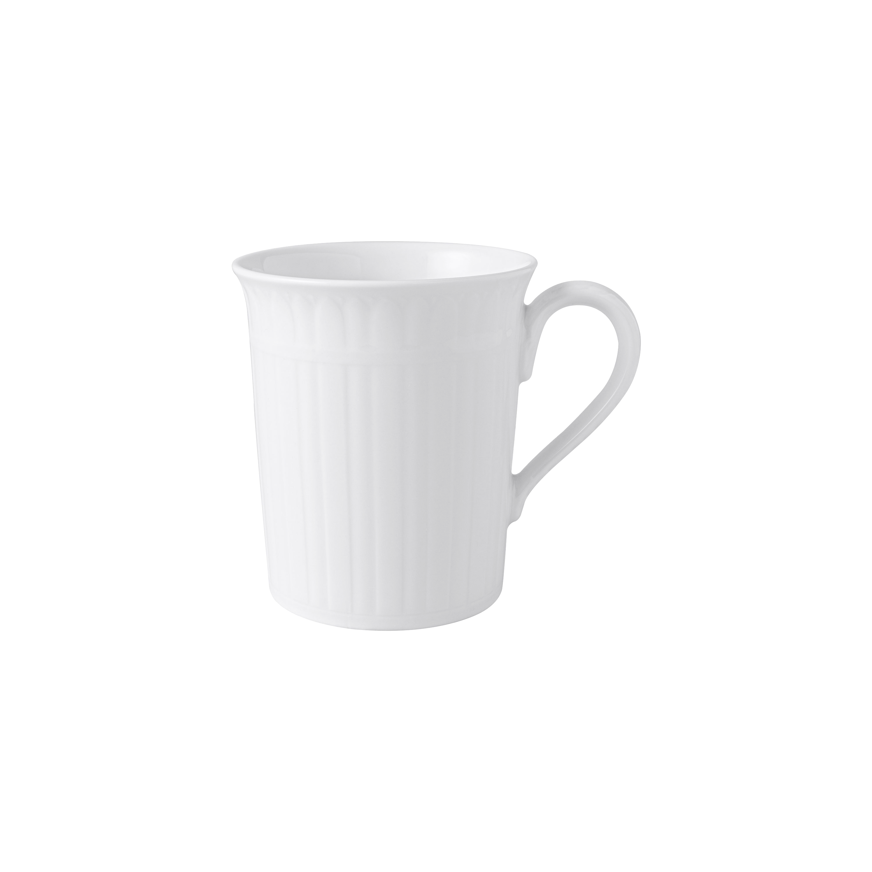 Cellini Mug White, 9.2 oz, Premium Porcelain
