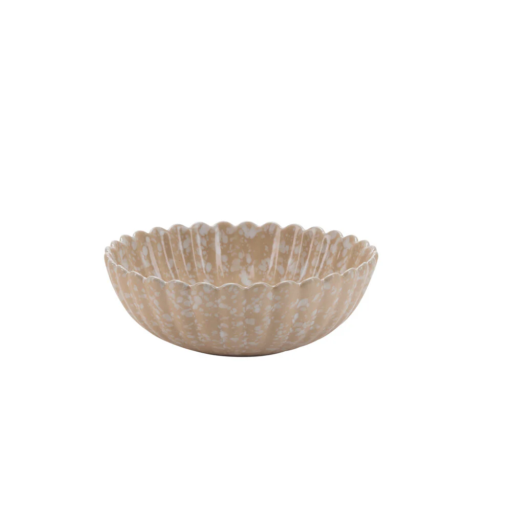Bahne Interior  Clam skål, creme - Ø13 cm.
