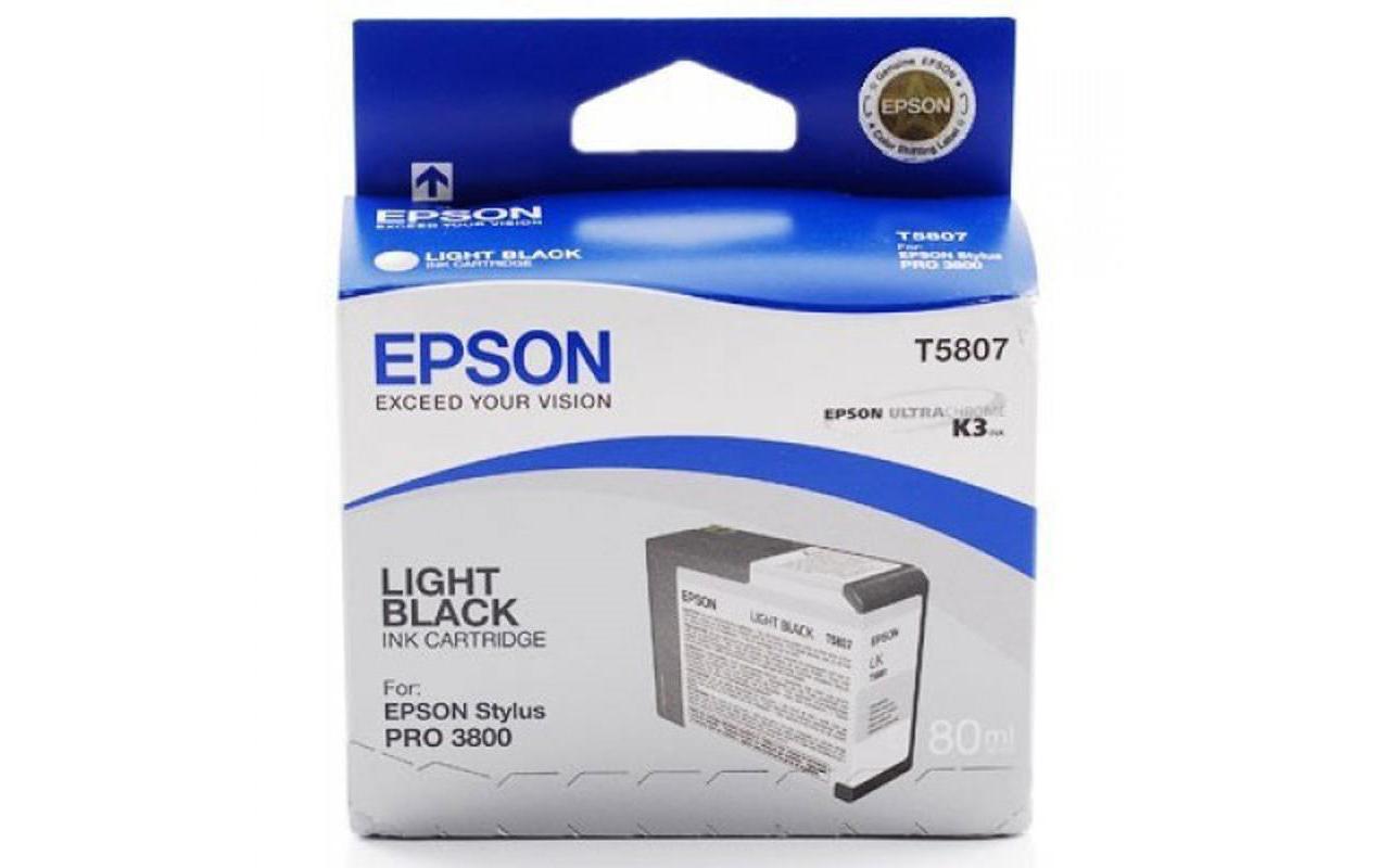 Tinte Epson C13T580700 Light BlackLight Black, 80 ml