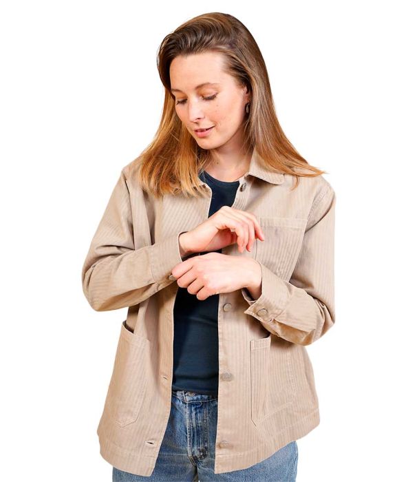 Courtney Herringbone Overshirt Women skjorte/jakke