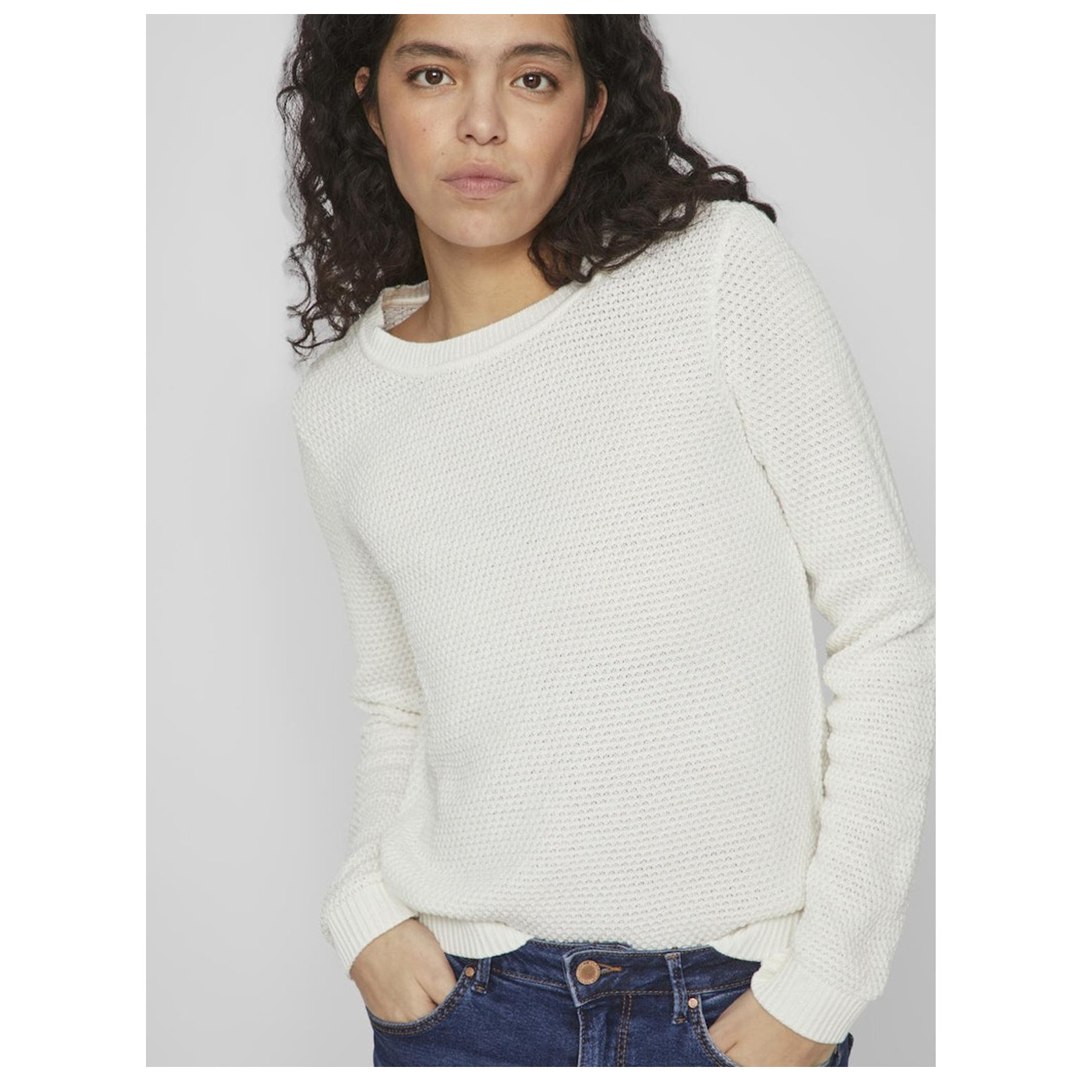 Vila VIDALO O-NECK L/S KNIT TOP- NO