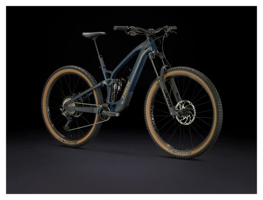 VTT Électrique Tout-Suspendu Trek Fuel EXe 8 Shimano XT 12V 360 Wh 29'' Bleu Marine 2024
