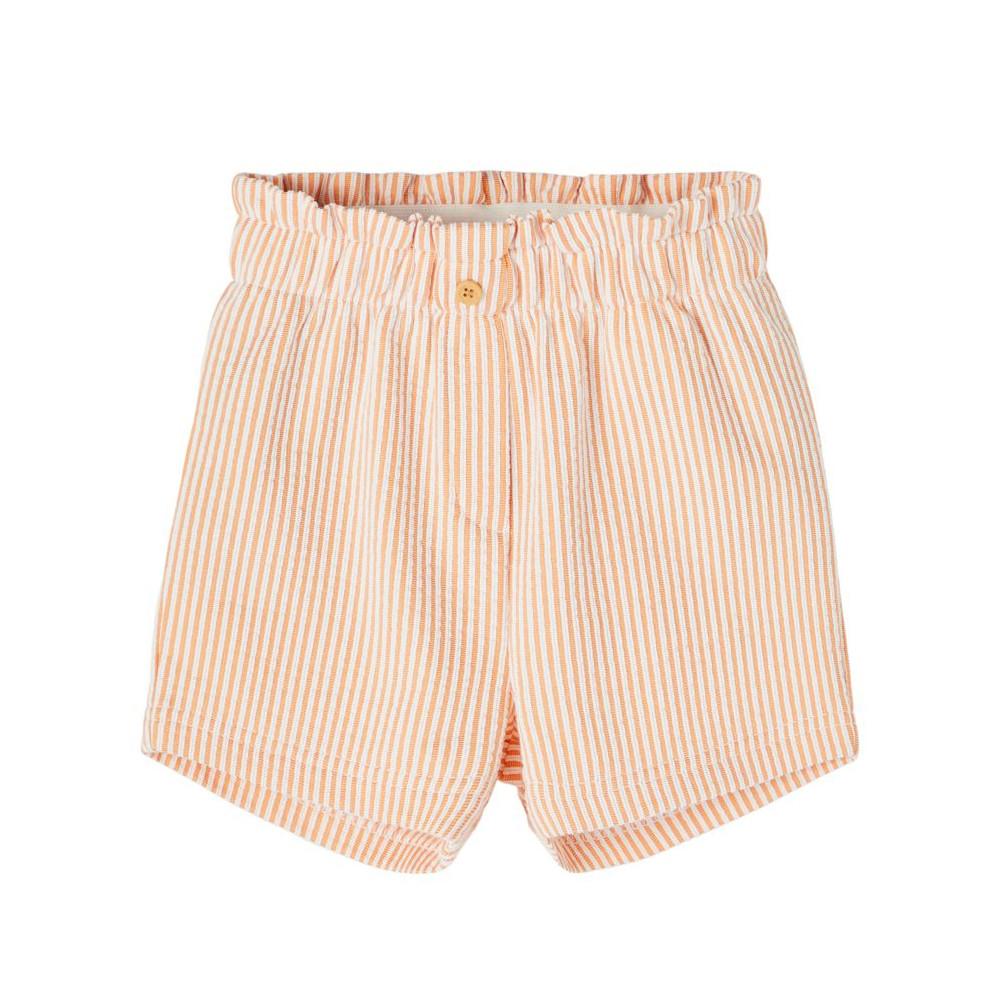 Name it Short à Rayures Orange Fille Name It FAME
