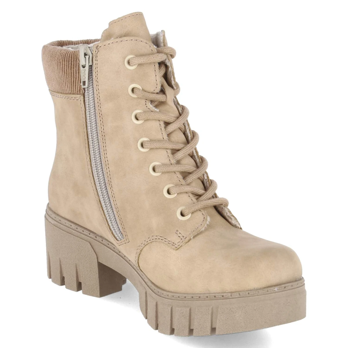 RiekerSchnürstiefeletten - BEIGE