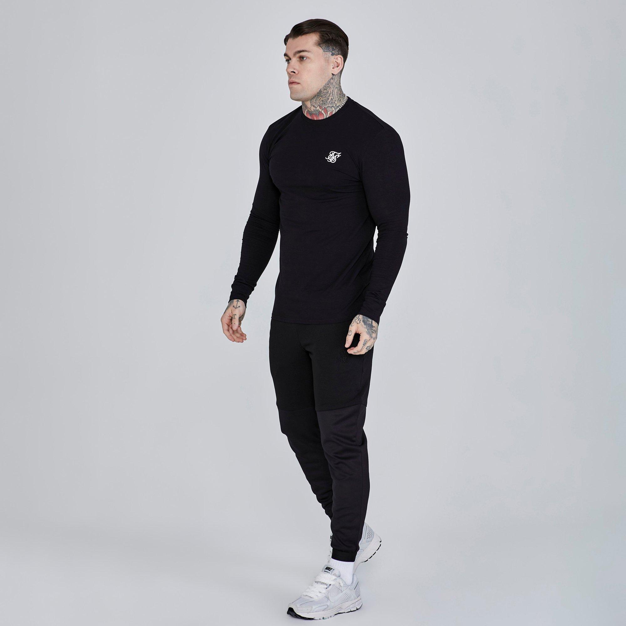 SikSilk Essential Long Sleeve Top Mens