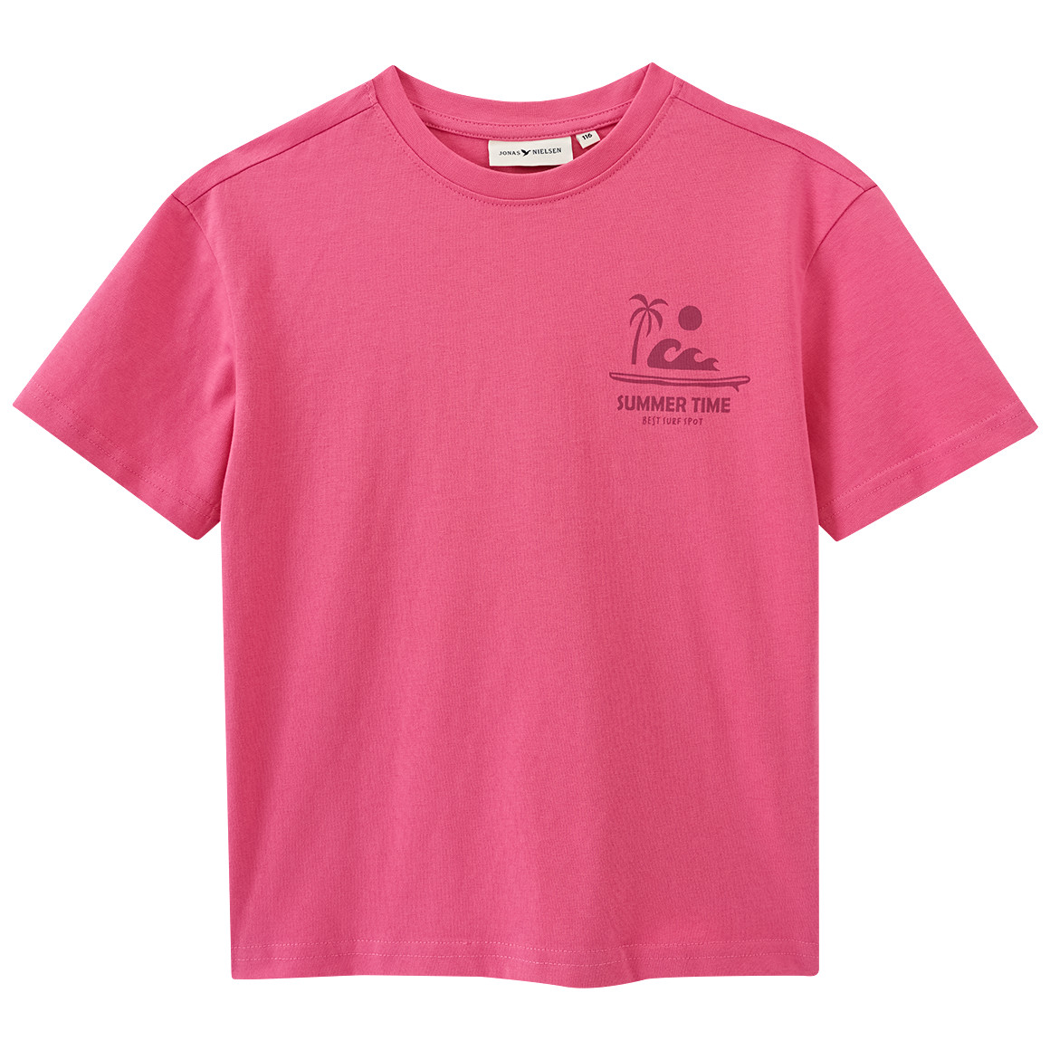Jonas Nielsen Jungen T-Shirt mit Backprint pink