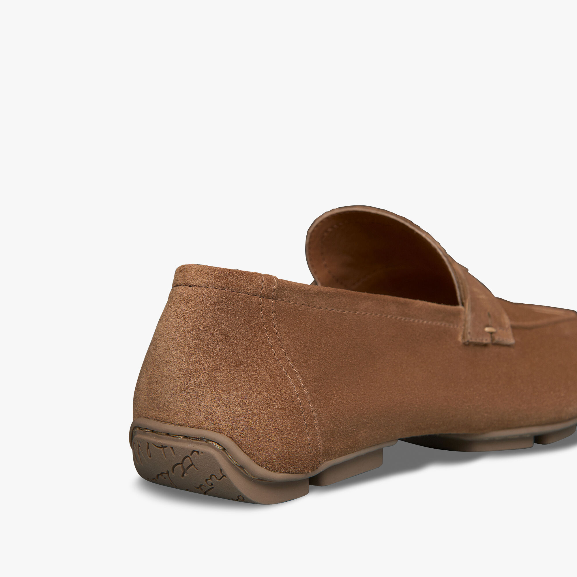 Mocassin Lorenzo Drive En Cuir Camoscio