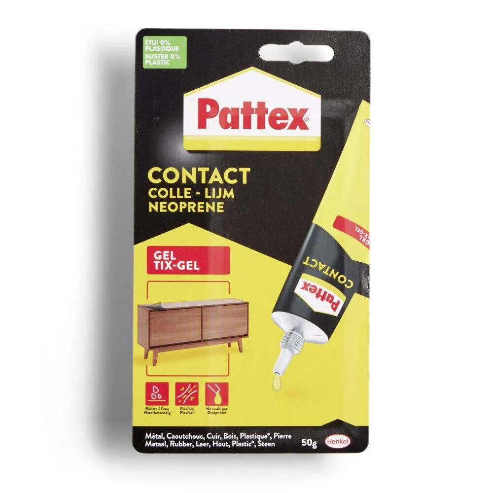Tube de colle au néoprène Pattex Tix-Gel 50g